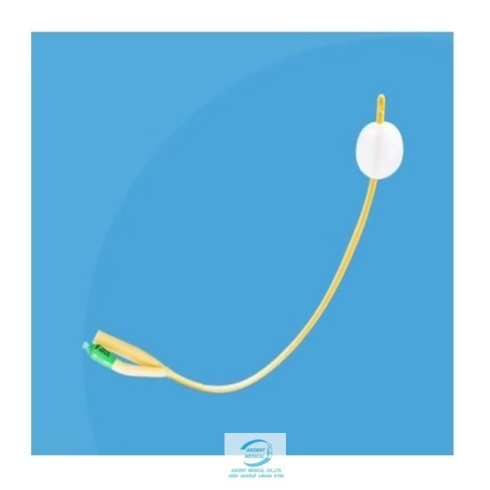ขายส่งวัสดุสิ้นเปลืองทางการแพทย์ แอสเซ้นท์ เมดิคอล - จำหน่ายสายสวนปัสสาวะ 2 Way - Latex Foley Catheter